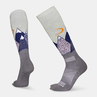 Kids Light Cushion Snowy Mountain Snow Sock 